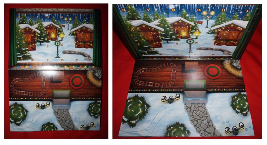 The 2017 Lego City Advent Calendar play board