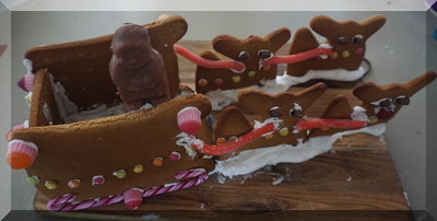 Santa's gingerbread sleigh