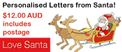 personalised letters from Love Santa - $12 including psotage