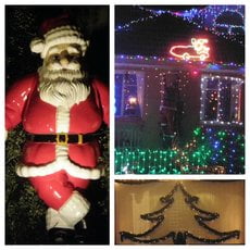 Christmas lights collage Ivanhoe 2012