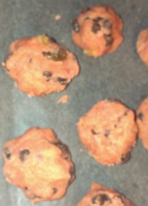 | love santa Christmas pudding balls created and ready for fridge