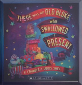 Book cover of 'There was an old bloke who swallowed a present'