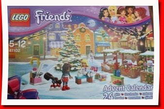 Box of the 2015 Lego Friends advent calendar