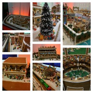 | love santa Collage of gingerbread village 2015