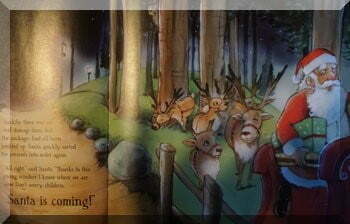 Sample page from 'Santa is Coming to Australia'