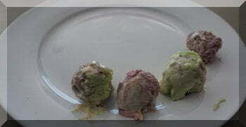 | love santa Four chocolate Christmas trolls on a plate