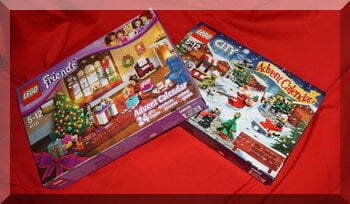 2016 Lego Friends & City advent calendar boxes