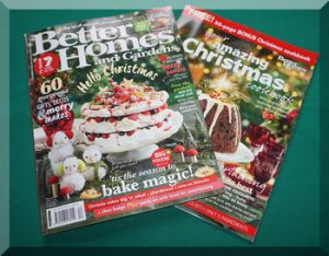 Better Homes & Garden Christmas magzine