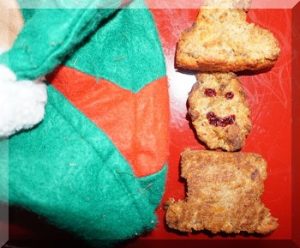 | love santa Santa shaped biscuits