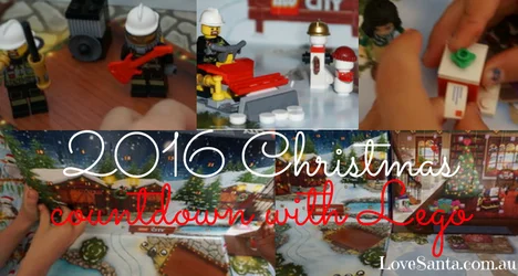 collection of images from teh Lego 2016 advent calendars