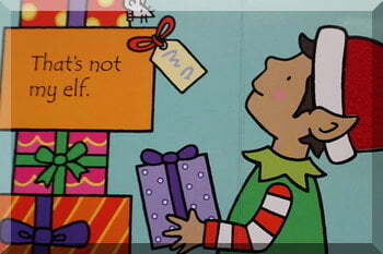 Sample page from 'That's not my elf'