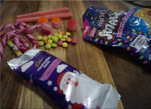 | love santa Some lollies ready to use in decorating the gingerbread