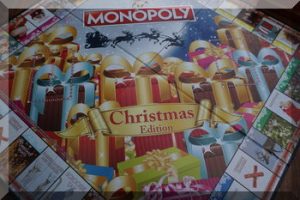 Game board for Christmas Monoply