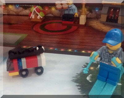 | love santa Lego City fire truck toy