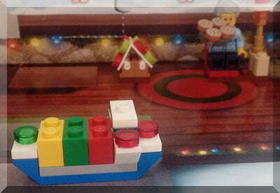 Lego boat from City advent calendar