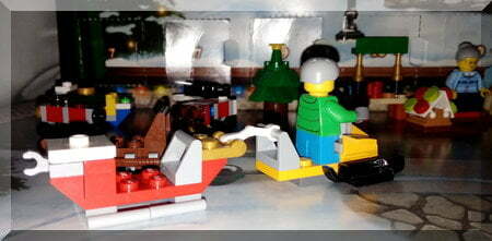 Lego City Snata sleigh