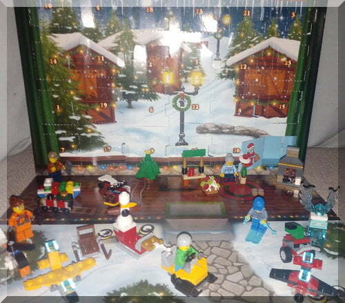 2017 Lego City advent calendar completed