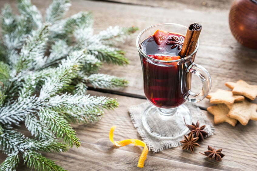 Mulled wine on Christmas eve