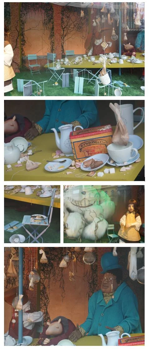 | love santa Alice at the Mad Hatter's tea party