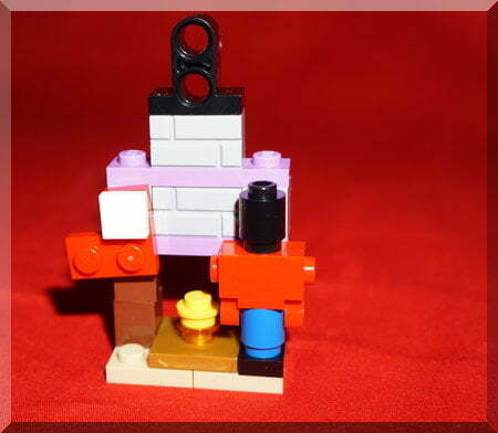 Lego Friends fireplace and nutcracker