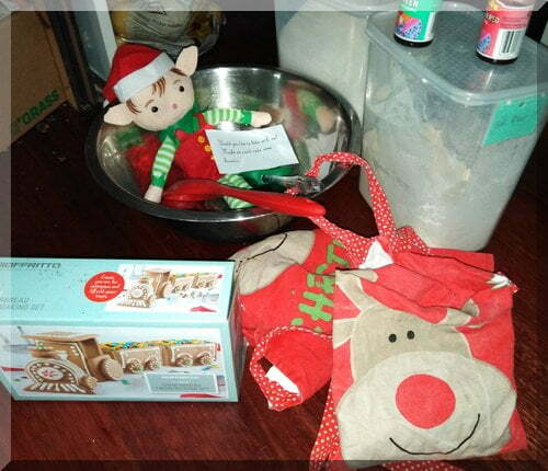 Tinkles sitting in a bowl with baking ingredients nearby