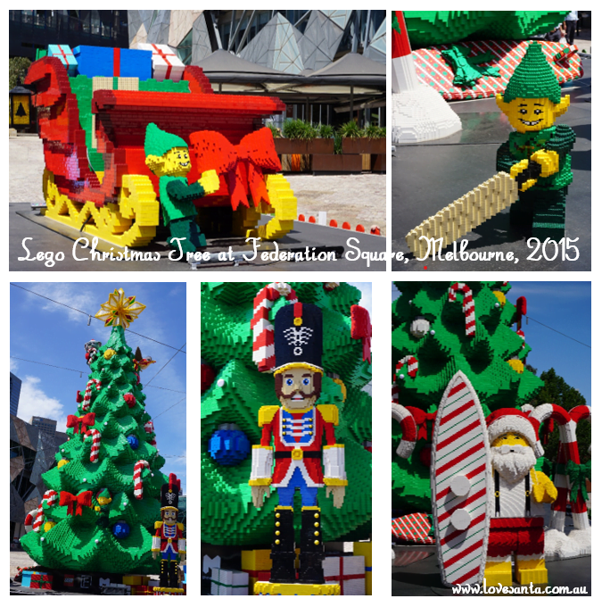 | love santa Lego Chirstmas display in Melbourne, 2015