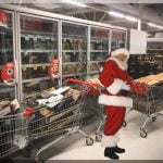 Santa recycles too!