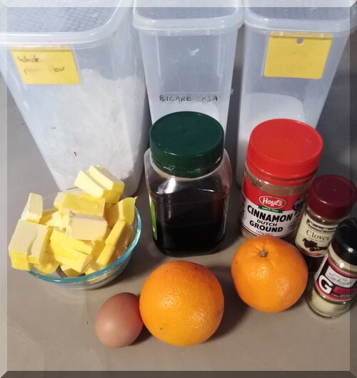 Pepparkakor ingredients