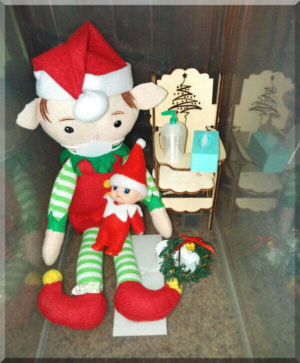Tinkles & Ginger, Christmas elves, in quarantine