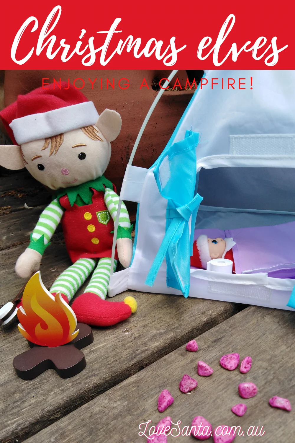 Elves at a campfire