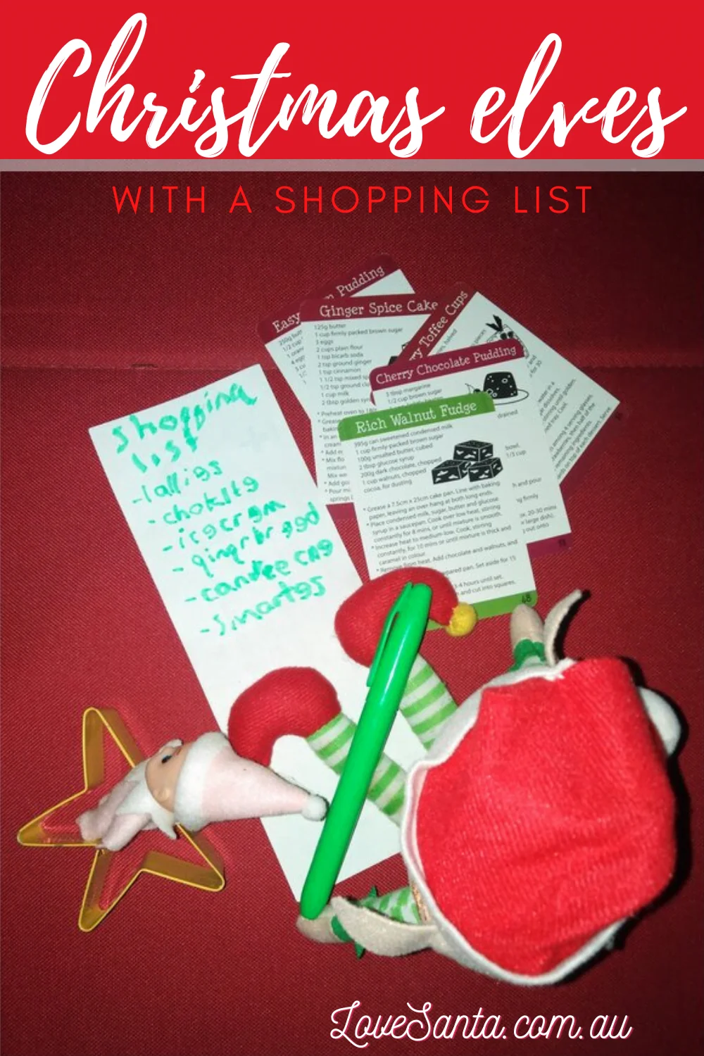 Christmas elves and sugary shopping!