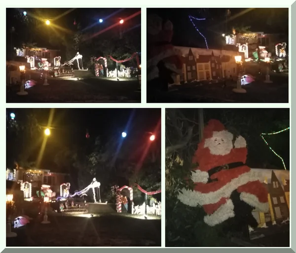 Still some Christmas lights in Ivanhoe
