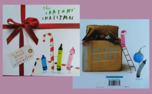 Crayons_christmas_covers | love santa front and back covers of The Crayons' Christmas