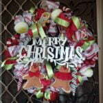 Food Christmas wreath