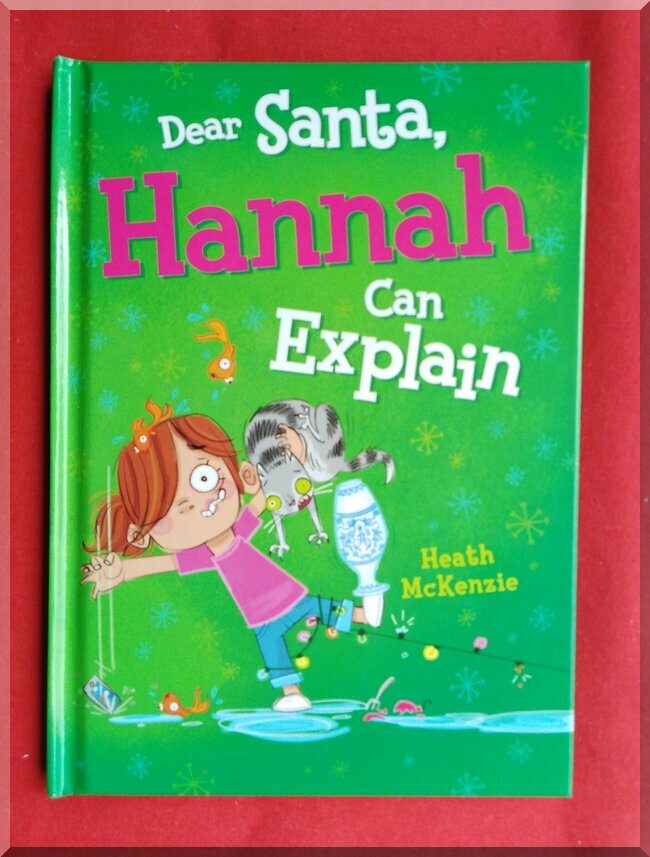 Green cover of Dear Santa Hannah can explain