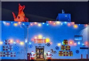 Harrington & Sons toy store faced from the movie Christmas Ranson