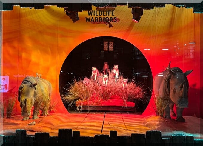 2024_myer_windows_wildlife_warriors_rhinos-680x489 | love santa 2024 Myer windows - wildlife warriors showing