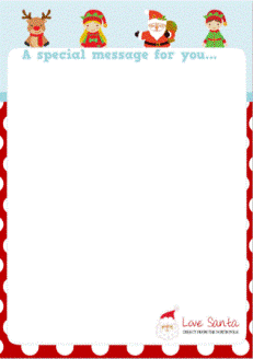 australian personalised santa letter styles templates